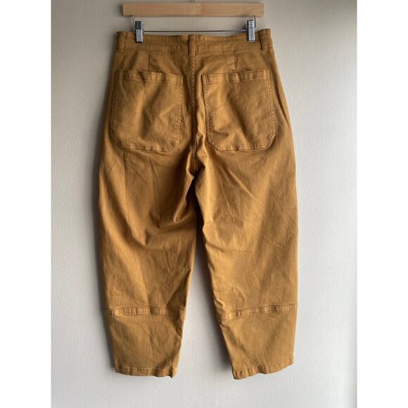 New Everlane Utility Barrel Golden Brown Color Pants Size 10 - Picture 7 of 10